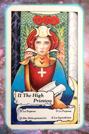 high priestess nine's path pleiadian tarot transformation